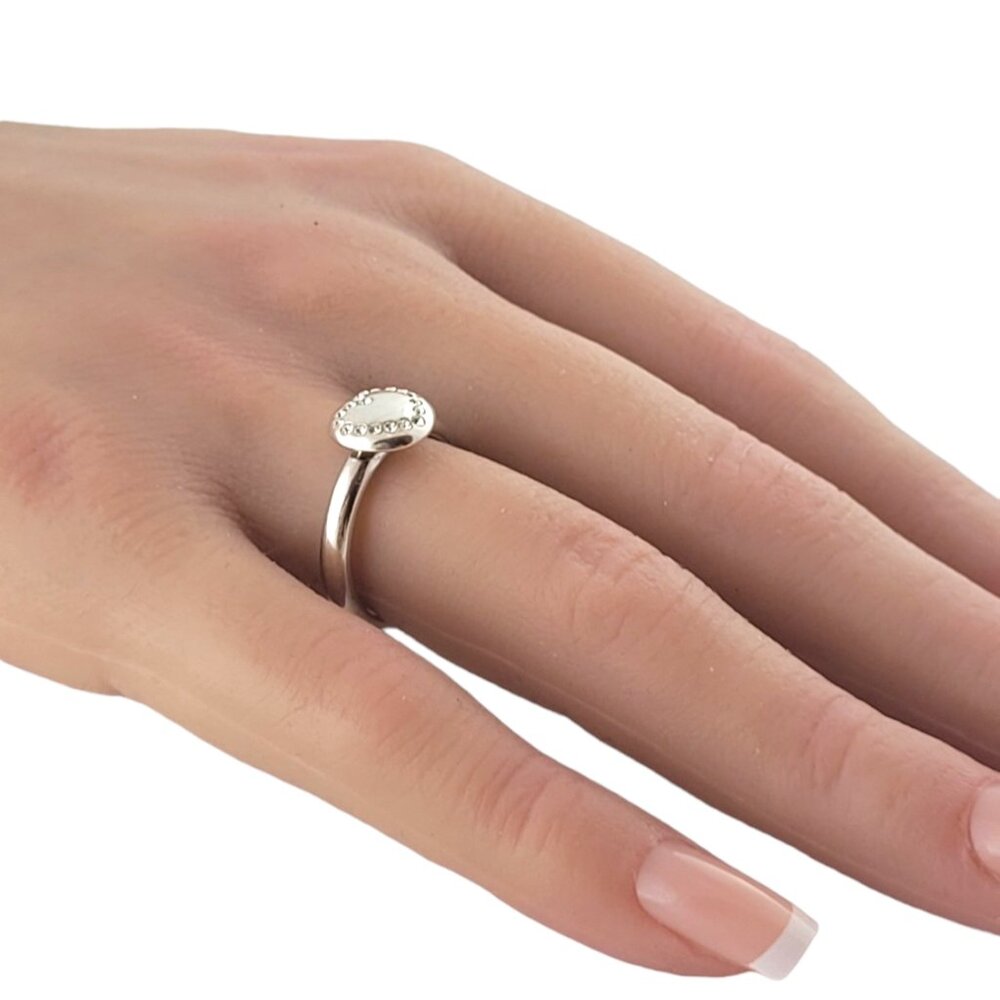 COACH Sterling Silver Heart Ring Size 7.25 #18043 - Picture 9 of 9